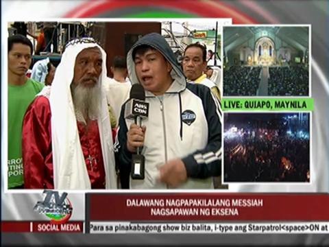 ‘Messiahs’ clash at Black Nazarene Feast