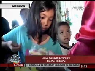 ABS news bureau helps Patroller play Santa