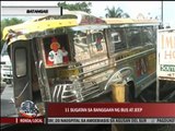 11 hurt after bus rams jeepney in Batangas