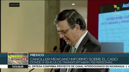 Canciller mexicano destaca avances del plan para Centroamérica