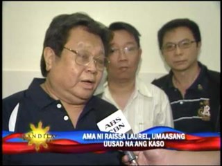 Raissa Laurel’s dad hoping for justice