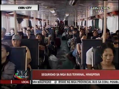 Security heightened in Cebu bus terminals