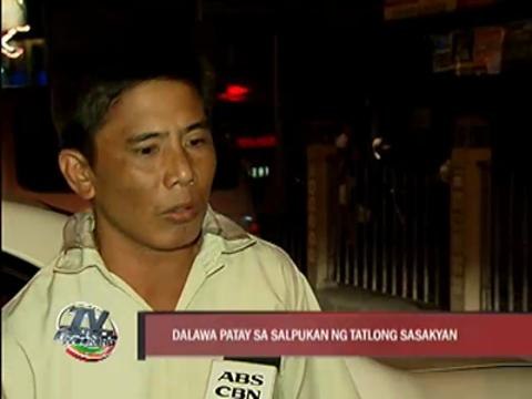 2 dead in vehicle smashup in Novaliches