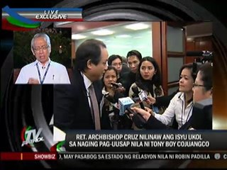 Tony Boy' scolds media on jueteng issue