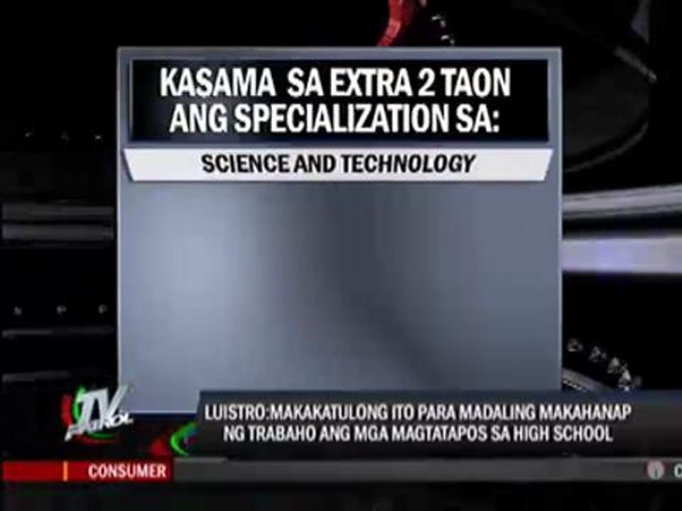 DepEd plans to enforce K+12 by 2012