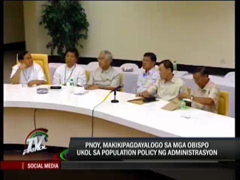 PNoy ready to discuss RH bills with bishops