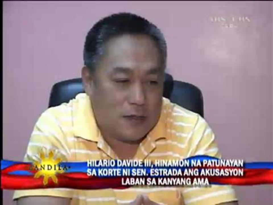 Davide son defends dad