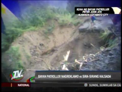 Patroller complains about unfixed roads