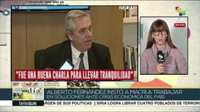 Temas del Día: Argentina: Fernández tras anuncios económicos de Macri