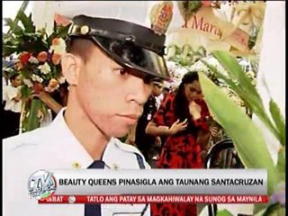 Beauty queens join Santacruzan