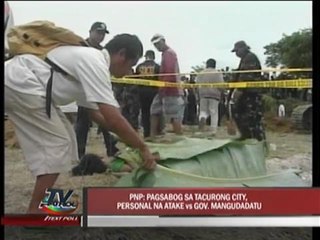 Mangudadatu target of Tacurong blast - PNP