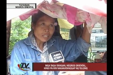 Tayasan residents stay on mountain despite flooded tents