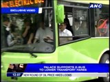 Palace supports e-bus to lower transport fees