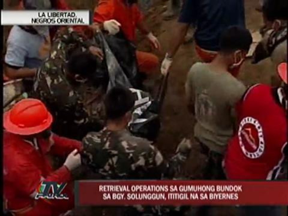 Retrieval ops in Negros to end Friday