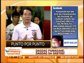Punto por Punto: Dagdag pamasahe, dadag sa gastos!