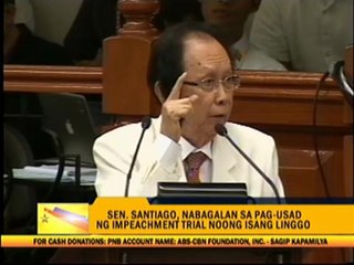 Miriam rues 'slow' pace of impeachment trial