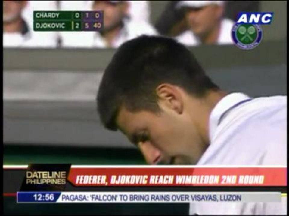 Federer reaches Wimbledon's 2nd round
