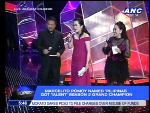 Marcelito Pomoy named 'PGT Season 2' grand champion
