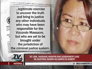 De Lima ready to face disbarment case