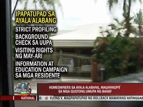 Ayala Alabang eyes stricter rules on tenants