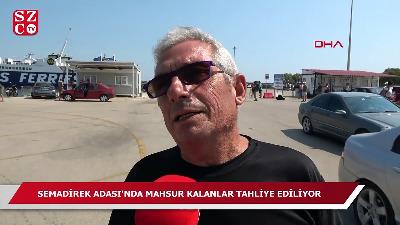 Semadirek’te mahsur kalanlar tahliye ediliyor