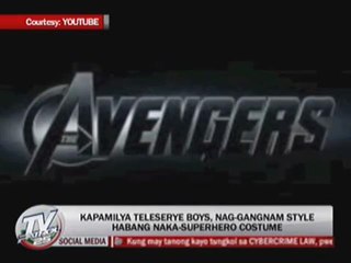 Gerald, Sam don 'Avengers' garb, dance 'Gangnam Style'