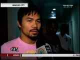 Manny kicks off training vs Mosley in Baguio