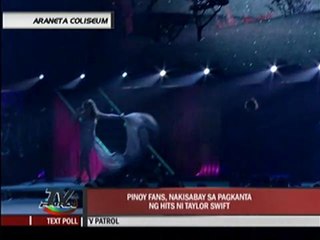 Crowds fill Big Dome in Taylor Swift's concert