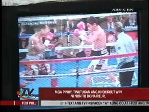 Marc Logan presents: Pinoys celebrate Donaire's victory