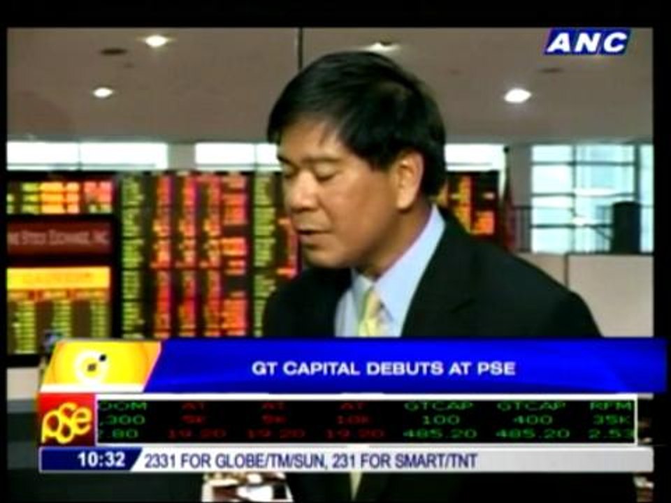 GT Capital debuts at PSE