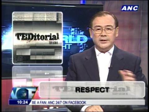 Teditorial: Respect