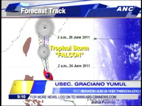 PAGASA may upgrade 'Falcon' to a severe tropical storm