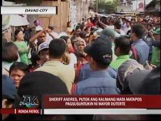 Sheriff ready to forgive Davao mayor