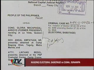 Timeline: Arrest of Gloria Arroyo
