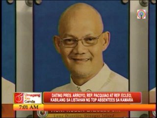 Two Arroyos, Pacquiao among top House absentees