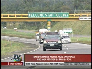 Toll hike petititions greet new TRB head