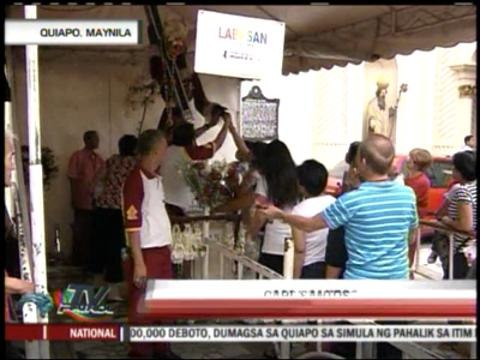 Nazarene devotees flock to Quiapo church