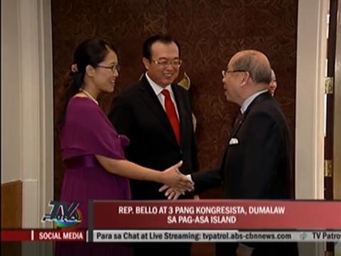 China protests solons' visit to Pag-asa Island