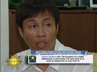 5,000 OFWs affected by Afghanistan employment ban
