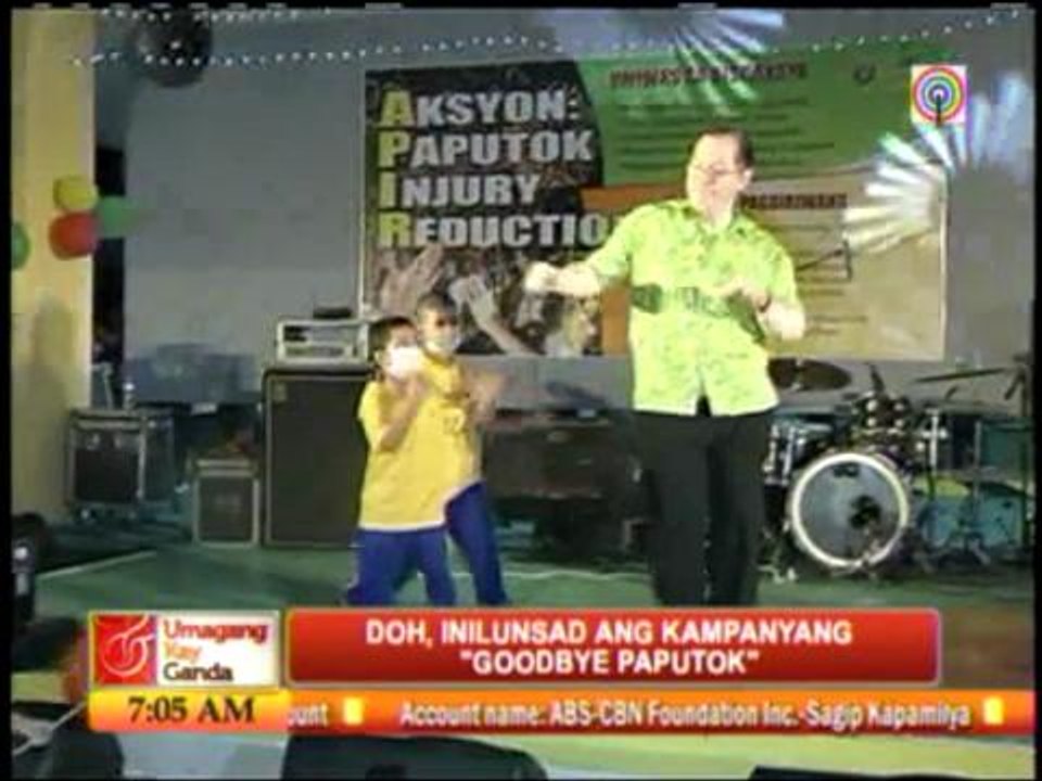 DOH spokesman shows off 'Jagger' moves