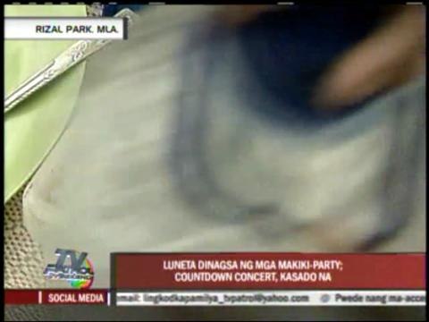 More people go to Rizal Park on New Year’s Eve