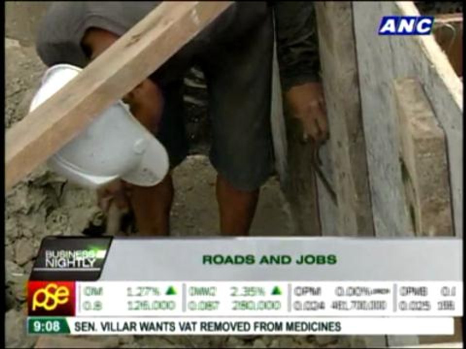 Worker glad for infra project