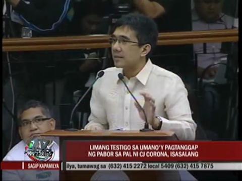 CJ, wife got privileges from PAL?