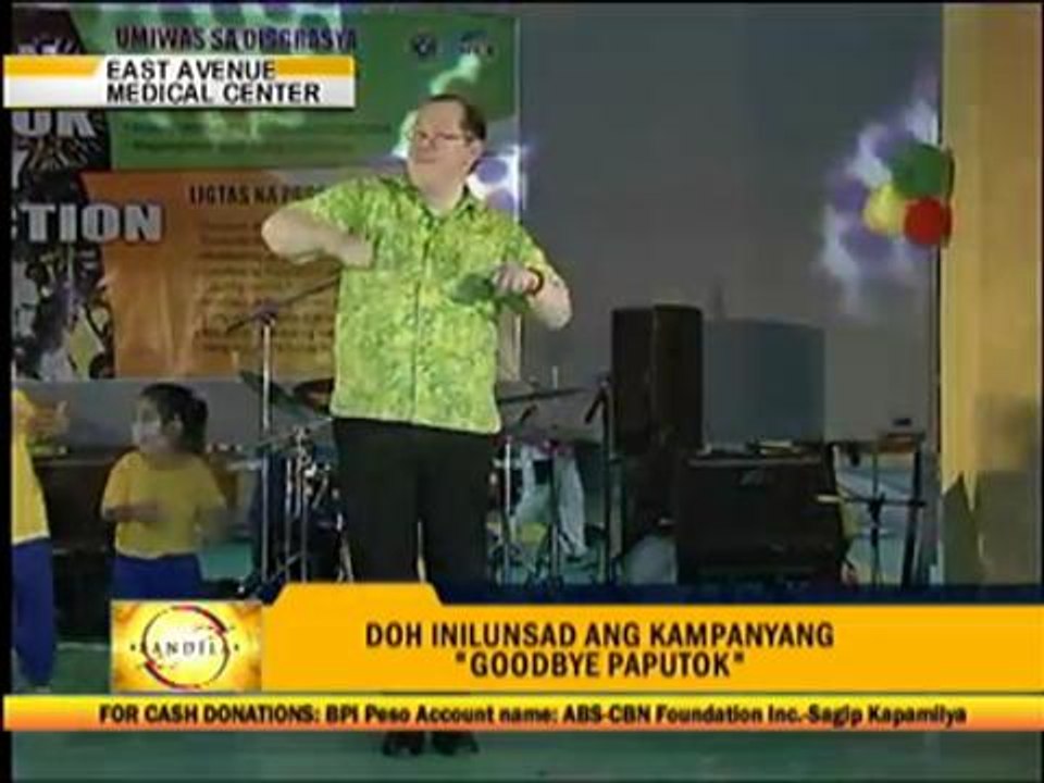 DOH launches 'Goodbye Paputok'
