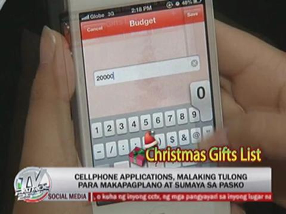 Apps created for Christmas planning