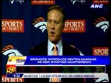 Broncos introduce Manning as new quarterback