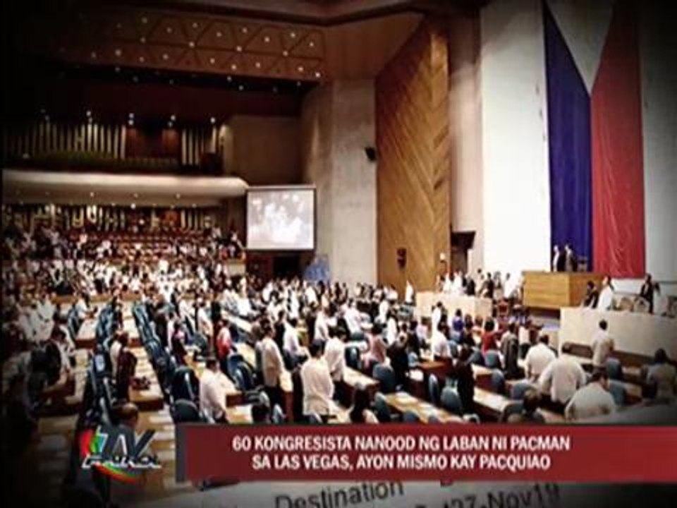 60 solons watched Pacman’s bout