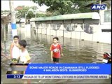 Some major roads in CAMANAVA remain flooded