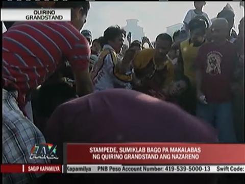 Nazarene devotees buck threats for procession