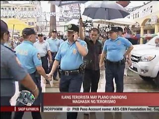 Aquino warns of terror threats on Nazarene feast